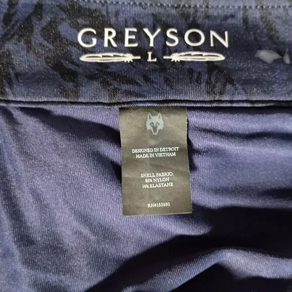 Greyson Pullover Quarter Zip Womens Large Blue Performance Long Sleeve Golf - Picture 4 of 6